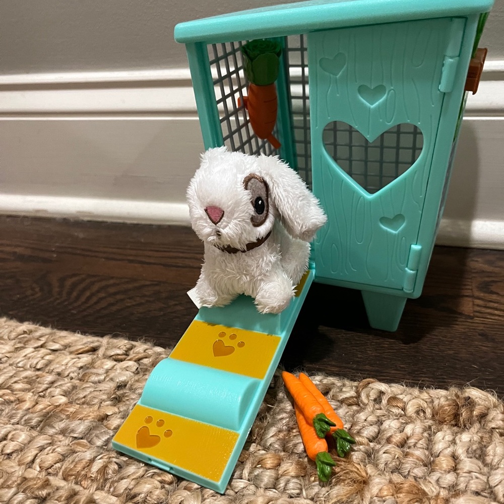 American girl Wellie Wishers Rabbit Hutch